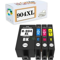 Compatible 908XL 904XL 20ML Ink Cartridges Replacement for HP OfficeJet Pro 6970 All-in-One Printers BCMY*4 Pack