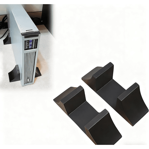 Compatible with APC UPS SMT2200RM2U Floor Stand for 2U Rackmount Equipment, Heavy-Duty Tower Conversion Base, Vertical Stand for Server Rooms & Offices