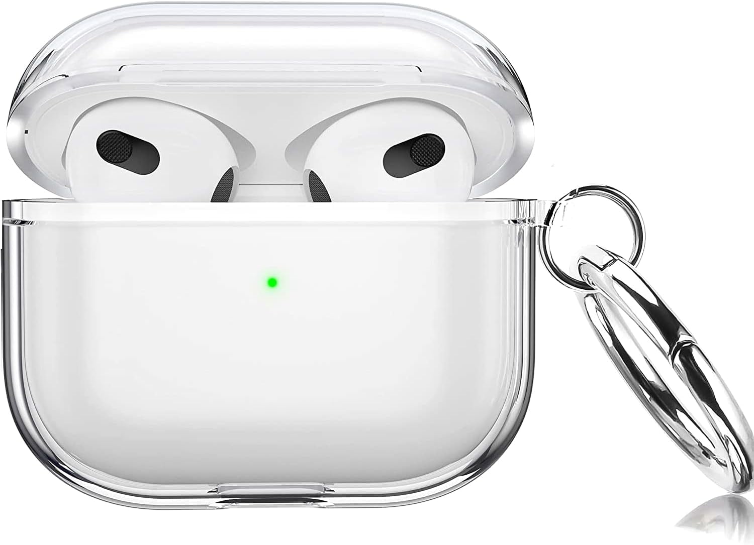 Compatible With Airpods 3rd Generation Case, Clear Soft TPU