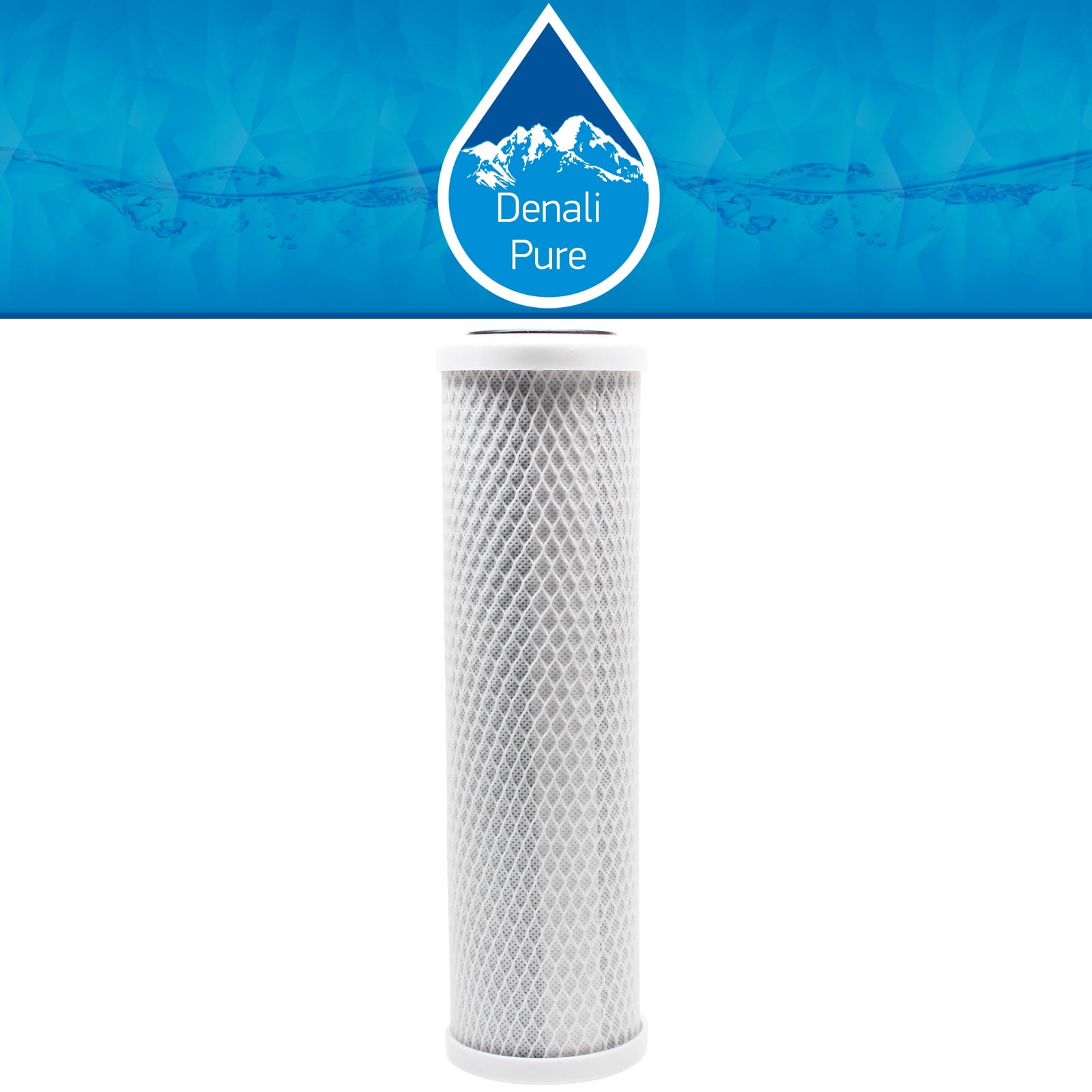 Compatible American Plumber WLCS-1000 Activated Carbon Block Filter - Universal 10 inch Filter for American Plumber Undersink Drinking Water System - Denali Pure Brand