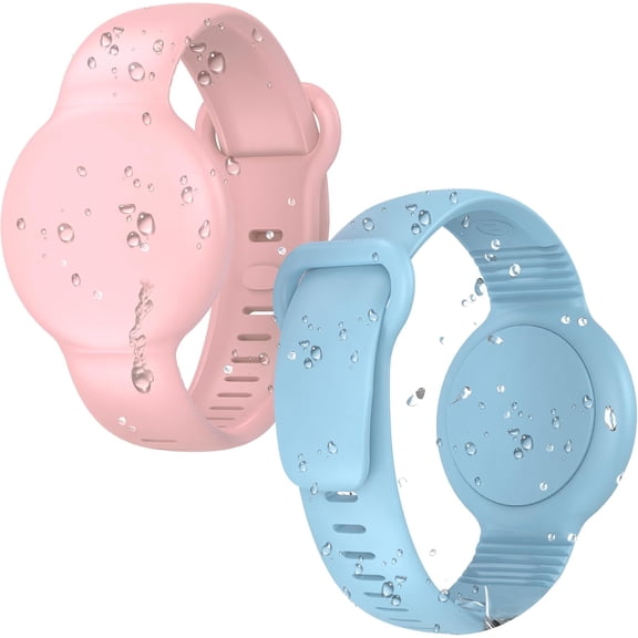 Compatible for Apple AirTag Bracelet for Kids,Waterproof Air Tag Watch Band Case,Air Tag Holder Soft Silicone Air Tagholder for Kids,Lightweight GPS Tracker Device Hidden Wristband