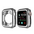 thumbnail image 1 of Compatible for Apple Watch 6/5/4/SE Case 44mm, Shockproof Ultra-Thin Hard PC Bumper Case All-Around Edge Protective Cover Frame[NO Screen Protector] for iWatch 6/5/4/SE,Silver, 1 of 7