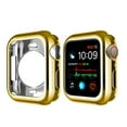 thumbnail image 1 of Compatible for Apple Watch 6/5/4/SE Case 44mm, Shockproof Ultra-Thin Hard PC Bumper Case All-Around Edge Protective Cover Frame[NO Screen Protector] for iWatch 6/5/4/SE,Gold, 1 of 7