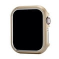 thumbnail image 1 of Compatible for Apple Watch 9/8/7 41mm Case, Aluminum Alloy Luxury Hard Metal Protective Cover, iWatch Lightweight Hollow Bumper Frame Case for Apple Watch Series 9/8/7 41mm, Gold, 1 of 7