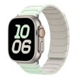 thumbnail image 1 of Compatible with Apple Watch Band 38/40/41/42mm(Series 10), Magnetic Silicone Watch Band Sport Replacement Strap for iWatch Series 10/9/8/7/6/5/4/3/2/1/SE,Midnight, 1 of 11