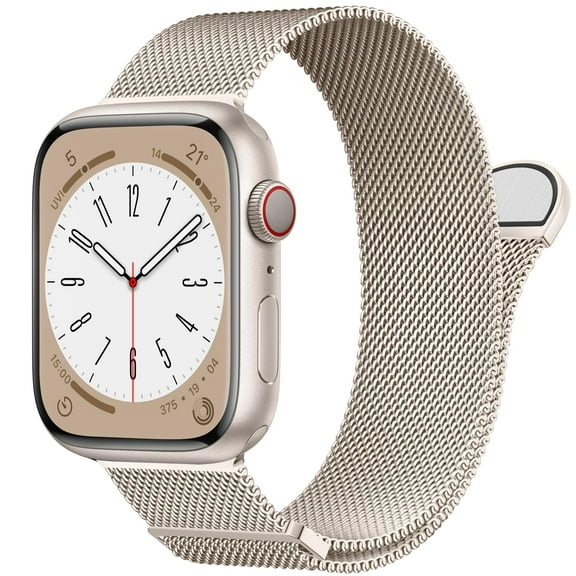 Compatible with Apple Watch Band 38mm 40mm 41mm 42mm 44mm 45mm 46mm 49mm Women Men, Stainless Steel Mesh Loop Magnetic Clasp Replacement for iWatch Series 11 10 9 8 7 6 5 4 SE3 SE2 Ultra 3