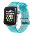 thumbnail image 1 of Compatible with Apple Watch Band 45mm 41mm 40mm 38mm 44mm 42mm,Womens Transparent Clear Soft Cute Silicone Sports iWatch Band Strap for Apple Watch wristbands Series 7/6/5/4/3/2/1/SE, 1 of 9