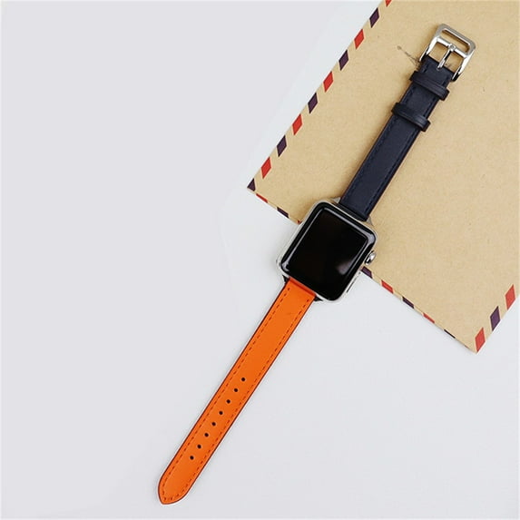 Compatible with Apple Watch Band Series SE 7 6 5 4 3 2 1 45mm 41mm 44mm 40mm 42mm 38mm, Leather Replacement Band for iWatch, Leather Apple Watch Strap for Women