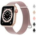 thumbnail image 1 of Compatible with Apple Watch Band for Women and Men Ultra/Ultra 2,SE,Series 10 9 8 7 6 5 4 3 2 1 38mm 40mm 41mm 42mm 44mm 45mm 46mm 49mm,Stainless Steel Mesh Loop Magnetic Clasp for iWatch Bands, 1 of 8