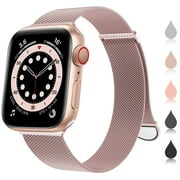 Compatible with Apple Watch Band for Women and Men Ultra/Ultra 2,SE,Series 10 9 8 7 6 5 4 3 2 1 38mm 40mm 41mm 42mm 44mm 45mm 46mm 49mm,Stainless Steel Mesh Loo