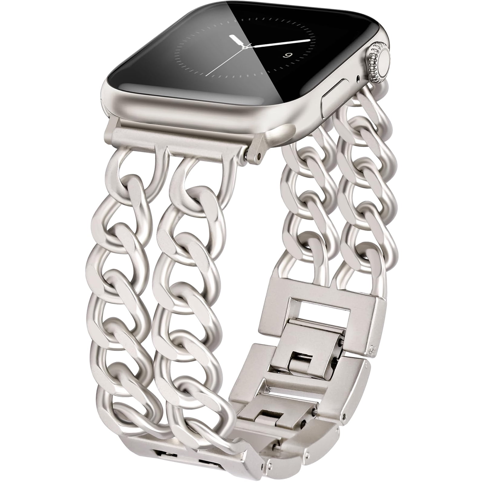 Compatible With Apple Watch Bands 38mm 40mm 41mm, Double Link