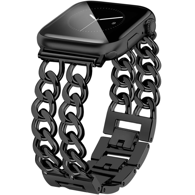 NEW Strap Chain Stainless Band For Apple Watch A Amazon.com: Compatible with Apple Watch Band and Case  main image 3