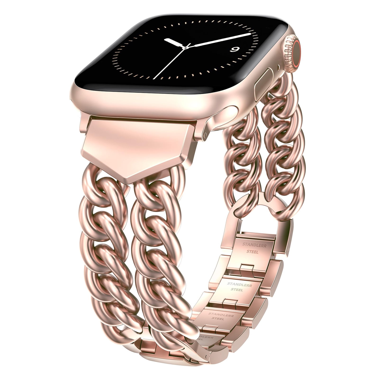【LLOYD】bracelet apple watch strap 42/44/45 SIZE Compatible With Apple Watch Bands 42/44/45/49mm, Double Link