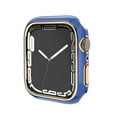 thumbnail image 1 of Compatible for Apple Watch Case Series 3/2/1 38mm [NO Screen Protector], Hard PC Plating Bumper Frame Shockprooof Lightweight Protective Case Cover for iWatch Series 3/2/1 38mm, Blue/Rosegold, 1 of 10