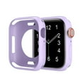 thumbnail image 1 of Compatible with Apple Watch Case Series 3/2/1 38mm Soft Flexible TPU Thin Lightweight Protective Bumper for iWatch [No Screen Protector],Colorful iWatch Case,Lightpurple, 1 of 10