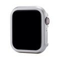 thumbnail image 1 of Compatible with Apple Watch Case Series 6/5/4/SE 40mm, Metal Bumper Protective Cover Aluminum Alloy Frame Bling Shiny Shockproof Protector Shell Compatible iWatch,Silver, 1 of 3