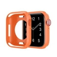 thumbnail image 1 of Compatible with Apple Watch Case Series 9/8/7 41mm Soft Flexible TPU Thin Lightweight Protective Bumper for iWatch [No Screen Protector],Colorful iWatch Case,Orange, 1 of 10