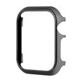 thumbnail image 1 of Compatible for Apple Watch Series 10 42mm Case [NO Screen Protector], Aluminum Alloy + Hard PC Bumper Case Protective Cover Frame Compatible for iWatch Series 10 42mm, Black, 1 of 7