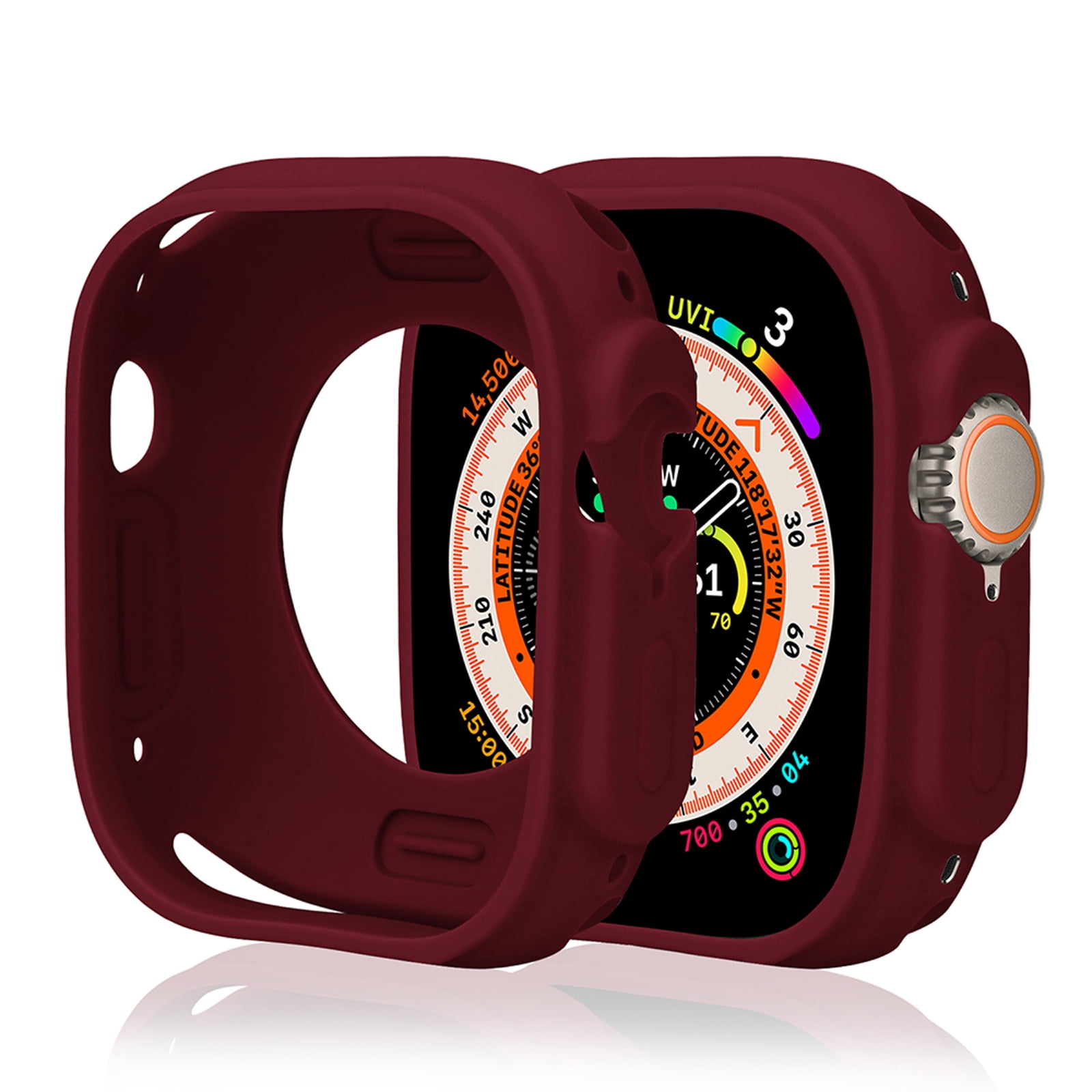 Compatible with Apple Watch Series 10 46mm Case, Candy Color Soft TPU
