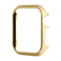 Compatible for Apple Watch Series 10 46mm Case [NO Screen Protector], Aluminum Alloy   Hard PC Bumper Case Protective Cover Frame Compatible for iWatch Series 10 46mm, Gold
