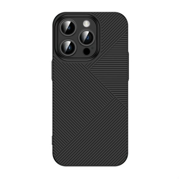 Compatible with Apple iPhone 13 Pro Max Case, Luxury Ultra Slim Shockproof Lightweight Anti-scratch Hard PC Protection Anti-drop Phone Case Cover for iPhone 13 Pro Max 6.7 inch, Black