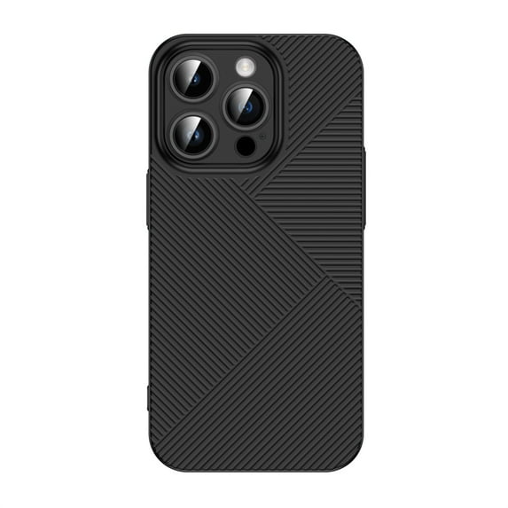 Compatible with Apple iPhone 14 Pro Case, Luxury Ultra Slim Shockproof Lightweight Anti-scratch Hard PC Protection Anti-drop Phone Case Cover for iPhone 14 Pro 6.1 inch, Black