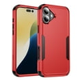 thumbnail image 1 of Compatible with Apple iPhone 16 Plus Case for Women Men, Military Grade Shockproof Drop Protection Anti-Scratch Bumper Rugged Matte Phone Case Cover for iPhone 16 Plus, Red, 1 of 7