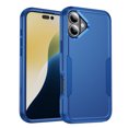 thumbnail image 1 of Compatible with Apple iPhone 16 Plus Case for Women Men, Military Grade Shockproof Drop Protection Anti-Scratch Bumper Rugged Matte Phone Case Cover for iPhone 16 Plus, Darkblue, 1 of 7