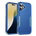 thumbnail image 1 of Compatible with Apple iPhone 16 Plus Case for Women Men, Military Grade Shockproof Drop Protection Anti-Scratch Bumper Rugged Matte Phone Case Cover for iPhone 16 Plus, Blue+Gray, 1 of 7