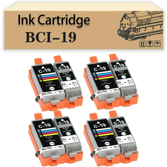 Compatible BCI-19 BCI19 12.5ML Ink Cartridges Replacement for Canon IP100 IP110 MINI260 MINI360 TR153 Printers