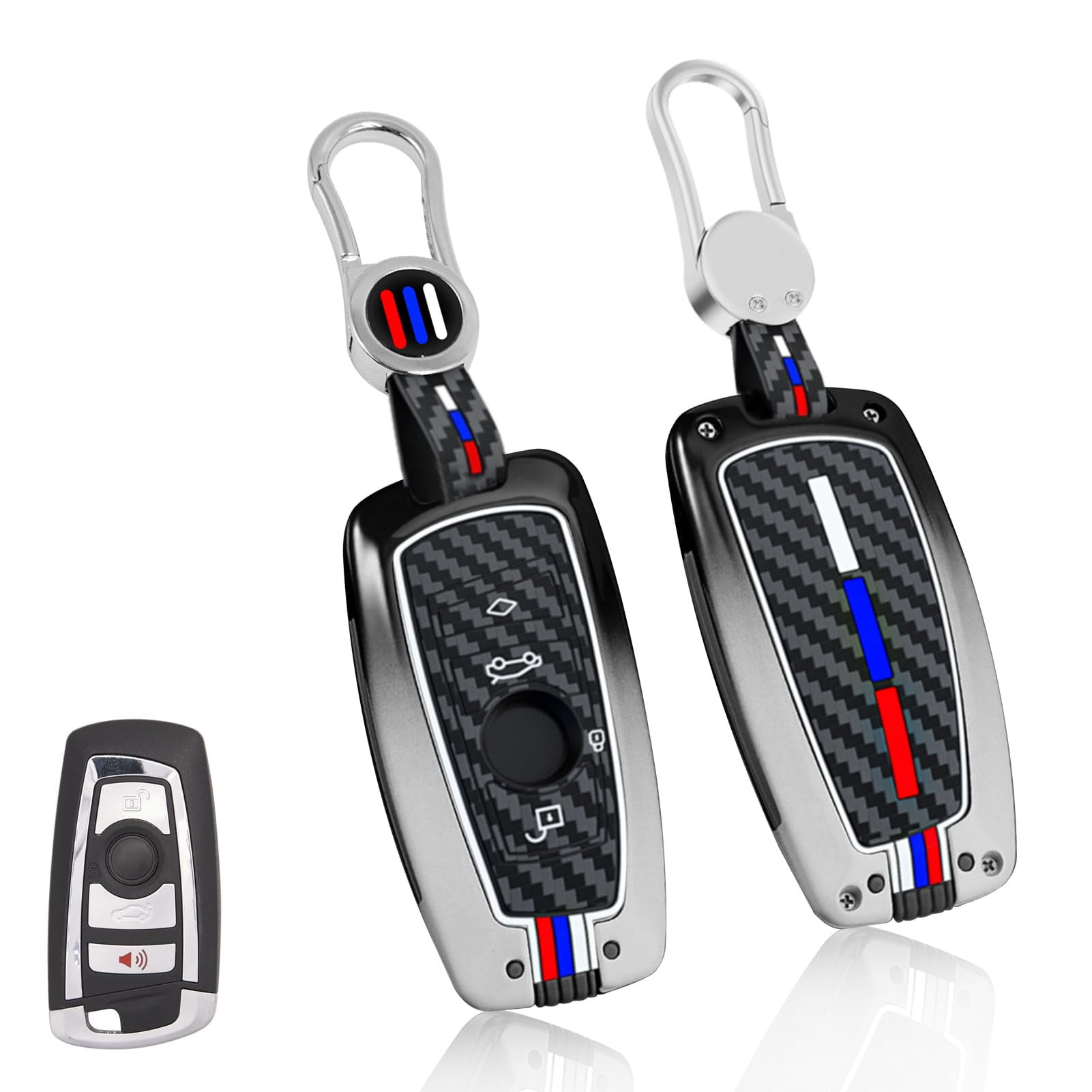 Compatible with BMW Key Fob Cover 1'F20/2'F22/3'F30/4'F32/5'F10/6'F11/7 ...