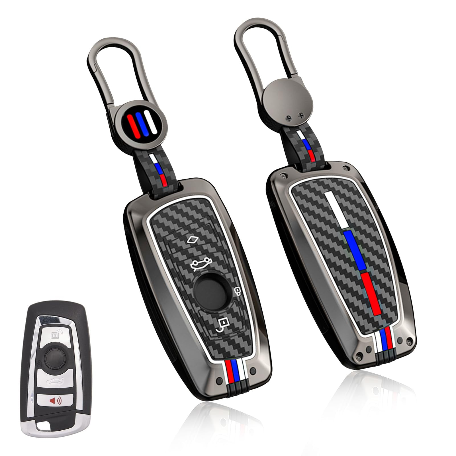 Compatible With BMW Key Fob Cover 1'F20/2'F22/3'F30/4'F32/5'F10/6'F11/7 ...