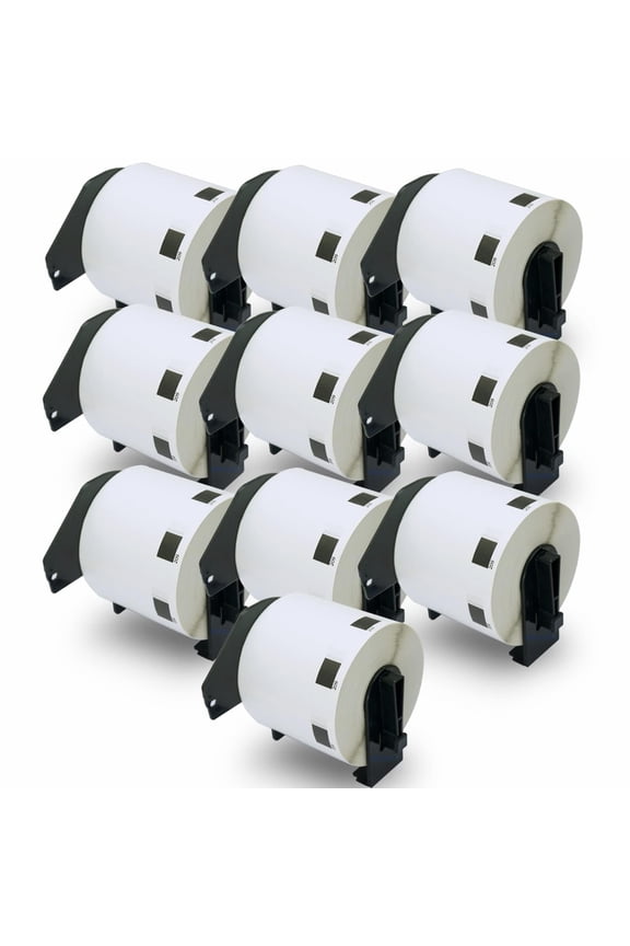Compatible Barcode Labels Replacement for Brother DK-1209 (2.4 in x 1.1 in), Use with Brother QL Label Printers [10 Rolls/8000 Labels]