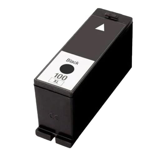 Compatible Black High Yield Ink Cartridge Replacement for Lexmark 100XL 100 XL Printer Ink