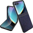thumbnail image 1 of Compatible Bling Case for Motorola Razr Plus 2023 Case with Screen Protector,Glitter Motorola Razr 40 Ultra Case, Thin Shockproof Cover Case for Motorola Razr+ Case 2023 5G Phone Case - Black, 1 of 11