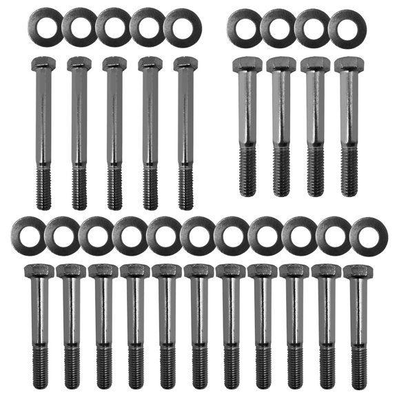 Compatible Body Mount Bushing Bolt Kit, Grade 8, For 1976-1986 Jeep CJ5 CJ7 CJ8 Scrambler