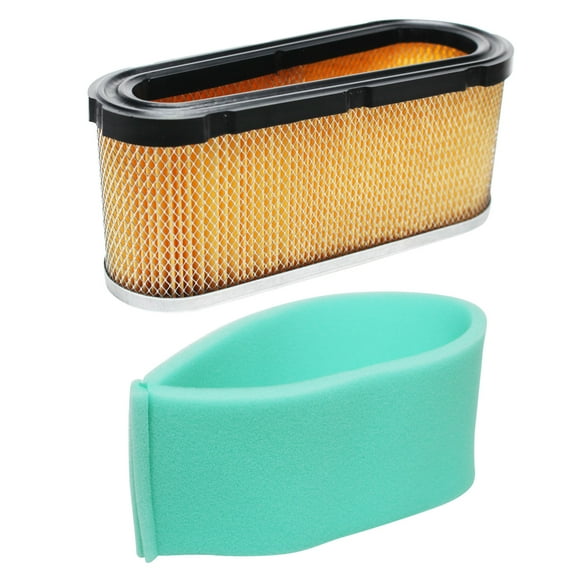 Compatible Briggs & Stratton 28M707-0143-01 Engine Air Filter & Pre-Cleaner - Compatible Briggs & Stratton 496894S Filter & 272403S Pre-Filter