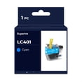 thumbnail image 1 of Compatible Brother LC401 Cyan Ink Cartridge High Yield by Superink, 1 of 6
