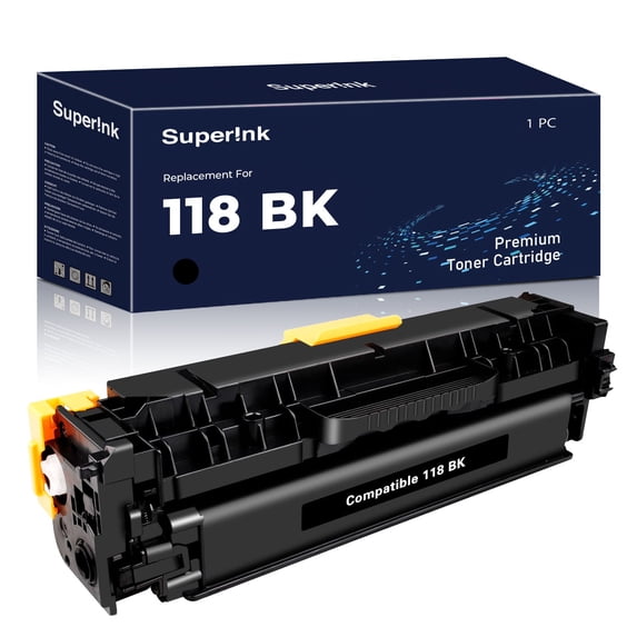 Compatible Canon 118 (2662B001) Toner Cartridge Black By Superink