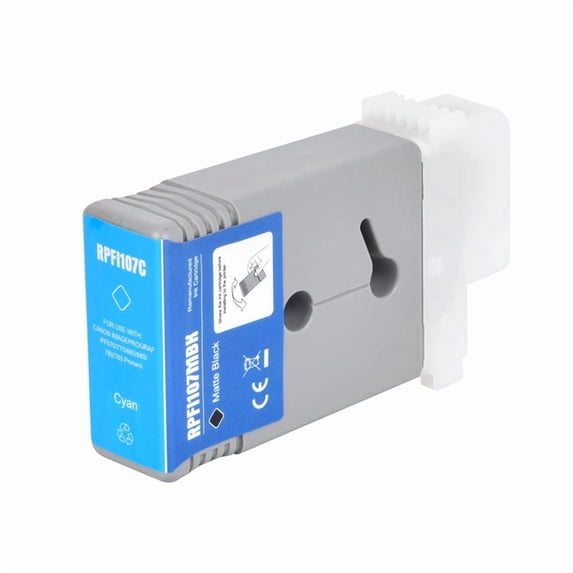 Compatible Canon PFI-107C Cyan Ink Cartridge By Superink
