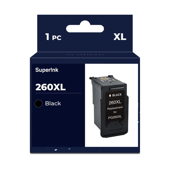 Compatible Canon PG-260XL (3706C001) Black Ink Cartridge By Superink