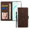 thumbnail image 1 of Compatible Case For Samsung Galaxy Note 20 Ultra Side Wallet Magnetic Closure Style PU Leather Case With Plastic Card Holder,Shockproof Detachable Cover For Samsung Galaxy Note 20 Ultra,Coffee, 1 of 8