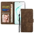 thumbnail image 1 of Compatible Case For Samsung Galaxy Note 20 Ultra Side Wallet Magnetic Closure Style PU Leather Case With Plastic Card Holder,Shockproof Detachable Cover For Samsung Galaxy Note 20 Ultra,Brown, 1 of 8
