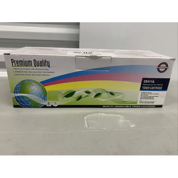 Compatible Ce411A Cyan Toner Catridge 305A Laserjet Pro 400 M451 M475 M375 #12