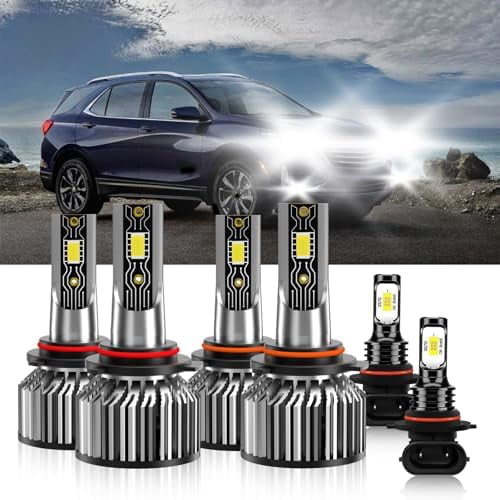 6-Piece LED Light Bulb Combo For Chevy Silverado 1500/2500/3500HD 1999-2002 - High/Low Beam & Fog Lights