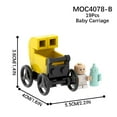 thumbnail image 1 of Compatible City Furniture Series Bricks MOC Building Blocks Kitchen Bedroom Bathroom Parts DIY Kits Kids Toys Sofa Bed Piano Set, 1 of 10