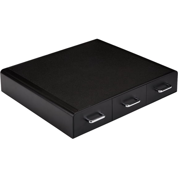 Compatible Coffee Pod Storage Drawer, 3 Easy Open Drawers, 36 Pod Capacity, Black