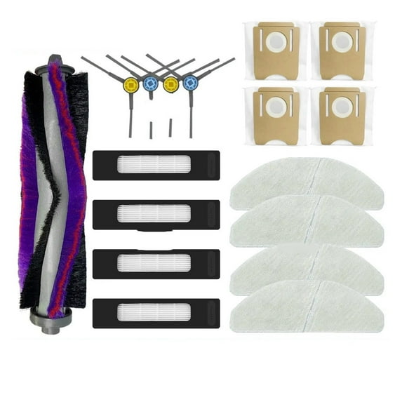 Compatible Compatible With Midea S8, S8 Plus,  ThinkAir RV50 Pro Accessories Main Brush Filter Mop Dust Bag Replacement