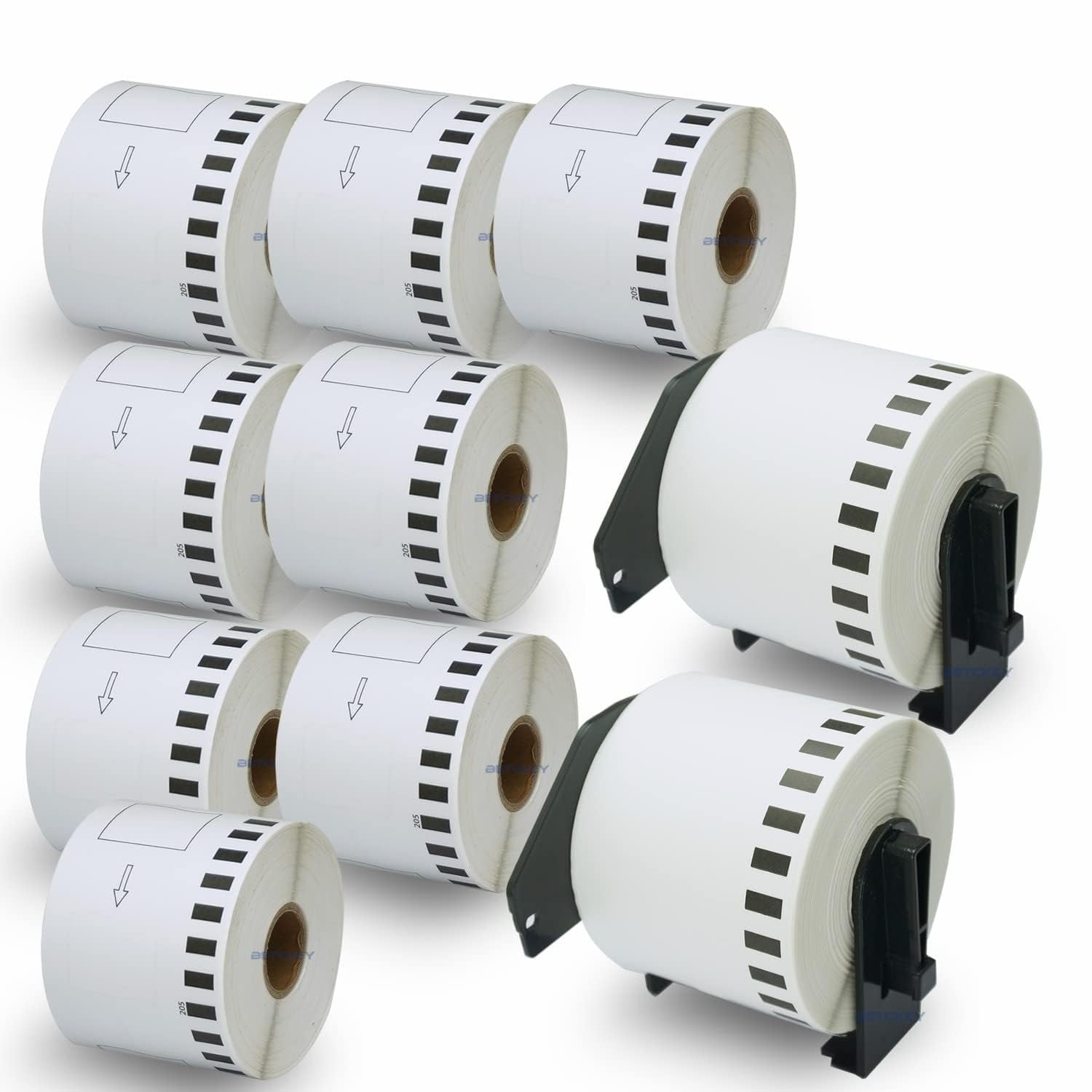 Label Replacement Kit Compatible Continuous Labels Replacement for Brother DK-2205 (2.4 in x ...