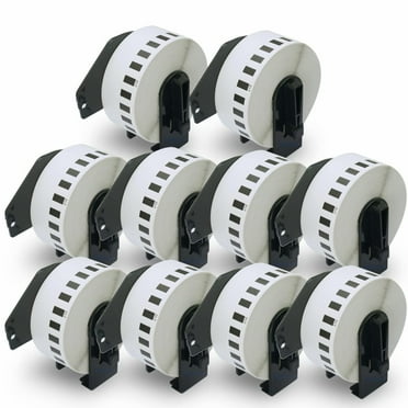 10 Rolls Non-OEM Continuous Labels For BROTHER DK-2210